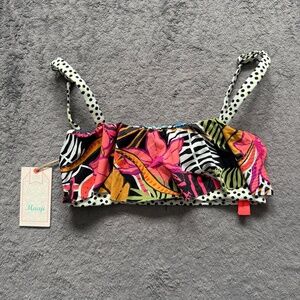 Maaji Kids Pattern Scope Moonbow Bikini Top “Lion Tamer” New Floral Polka Dot